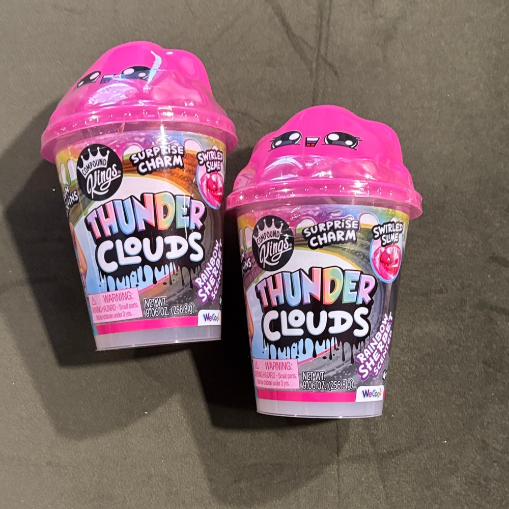 Thunder Clouds Surprise Charm Toy - Pink -Set of 2
